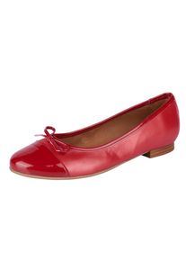 Heine, Damen Ballerina, Rot