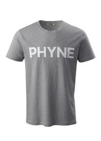 PHYNE, Herren T-Shirt, Graumeliert / Weiß