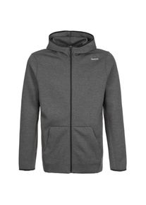 Reebok, Herren Quik Cotton Trainingskapuzenjacke , Grau