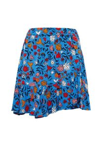 Tom Tailor Denim, Damen Rock, Royalblau / Mischfarben