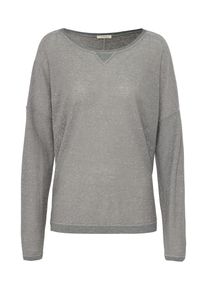 Twenty Tees, Damen Pullover 'Sparkle', Silbergrau
