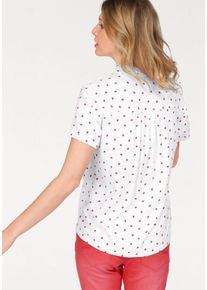 Cheer, Damen Bluse, Rot / Weiß