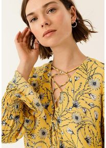 IVY & OAK IVY & OAK, Damen Blouse, Dunkelblau / Gelb / Wei&szlig;