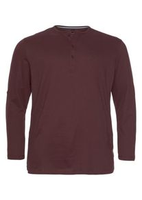 Tom Tailor Denim, Herren Langarmshirt, Bordeaux