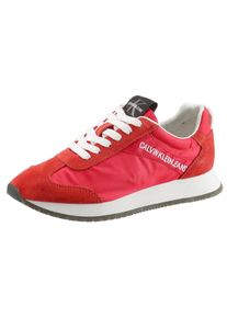 Calvin Klein Jeans, Damen Sneaker 'Jill', Rot / Wei&szlig;