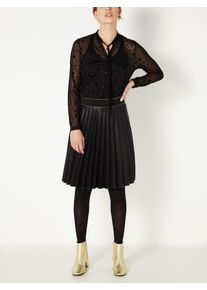 Sandwich, Damen Bluse, Schwarz