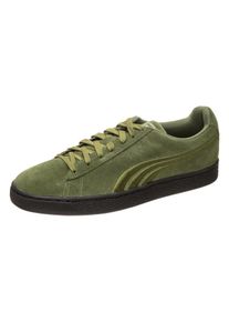 Puma, Herren Sneaker 'Suede Classic Badge Flip EM', Oliv / Schwarz