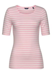 Gant, Damen Shirt, Rosa / Weiß