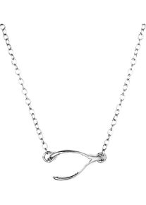 KOSHIKIRA, Damen Kette 'Wishbone NES016S', Silber