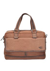 Camel Active, Herren Desert Handtasche 40 cm, Hellbraun