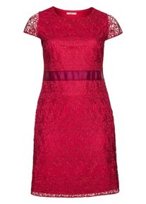 Joe Browns, Damen Schickes Spitzenkleid, Cranberry