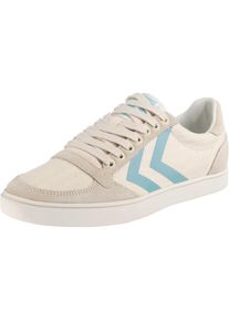 Hummel, Damen Sneaker 'Slimmer Stadil HB Low', Creme / Hellblau