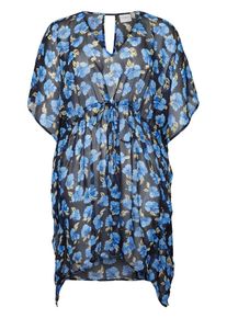 JUNAROSE, Damen Kleid, Beige / Blau / Nachtblau