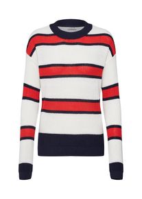 Noisy may, Damen Pullover 'ROBB', Blau / Rot / Wei&szlig;