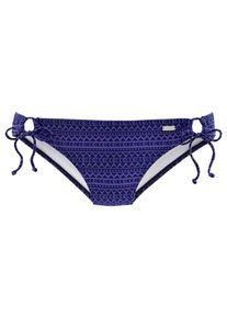 Venice Beach, Damen Bikini-Hose, Dunkelblau / Dunkellila