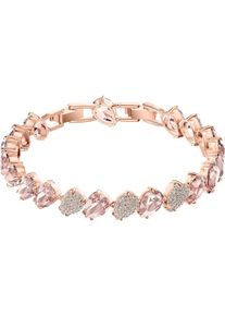 Swarovski, Damen Armband 'Rosa Ros Vergoldun 5427973', Rosegold / Weiß