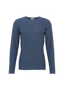Nowadays, Herren Strickpullover 'The Reverse Crew', Dunkelblau