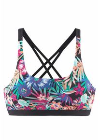 Kangaroos, Damen Bustier-Top 'Bali', Mischfarben / Schwarz