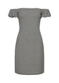 EDC by Esprit, Damen Kleid, Schwarz / Weiß