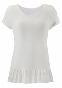 Lascana, Damen T-Shirt, Weiß