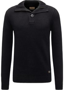 PETROL INDUSTRIES, Herren Strickpullover, Schwarz