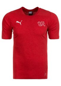 Puma, Herren Schweiz Casuals Performance WM 2018 T-Shirt , Rot