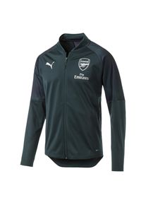 Puma, Herren Trainingsjacke 'Arsenal London Stadium', Dunkelblau / Smaragd / Wei&szlig;