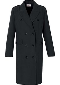 sheego Style, Damen Mantel, Schwarz