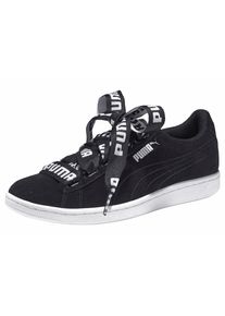 Puma, Damen Sneaker 'Vikky Ribbon MU', Schwarz / Wei&szlig;