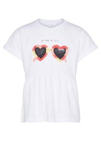 name it, Mädchen T-Shirt, Weiß