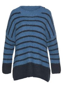 Replay, Damen Pullover 'Masche', Blau / Schwarz