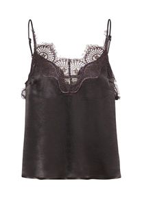 Review, Damen Top 'FINELACE CAMISOLE', Anthrazit