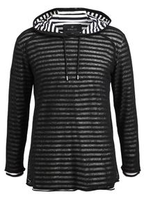 Khujo, Herren Pullover 'PORTER', Schwarz / Wei&szlig;