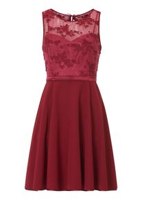 Vera Mont, Damen Kleid, Dunkelrot