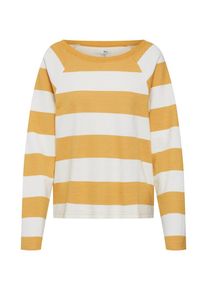Amuse Society, Damen Pullover 'SALT AIR', Zitronengelb / Weiß