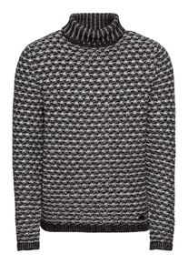 Only & Sons Only & Sons, Herren Pullover 'onsDOC 3 TURTLE NECK KNIT REG', Grau / Schwarz