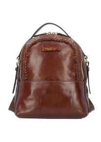 The Bridge, Damen City Rucksack 'Salinger' Leder 30 cm, Braun