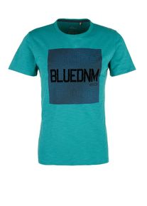 s.Oliver RED LABEL, Herren T-Shirt, Pastellblau / Dunkelblau