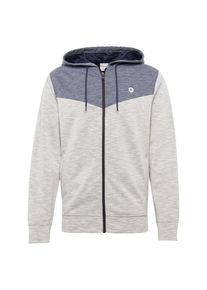 Jack & Jones JACK & JONES, Herren Sweatjacke 'CERVON', Taubenblau / Hellgrau