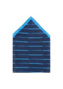 J. Lindeberg J.Lindeberg, Herren '28 Square Logo Jacquard' Einstecktuch, Neonblau / Dunkelblau