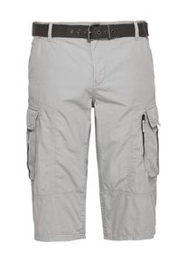 s.Oliver RED LABEL, Herren Cargo-Bermuda, Hellgrau