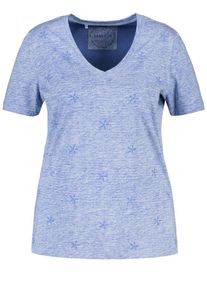 SAMOON, Damen T-Shirt, Himmelblau