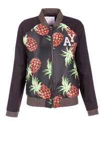 All Yours, Damen Bomberjacke, Schoko / Apfel / Feuerrot / Schwarz