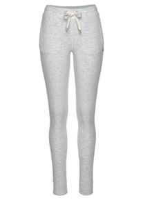 Superdry, Damen Pants 'Active Studio Luxe', Hellgrau