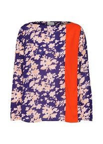 RENÉ LEZARD, Damen Bluse 'H026S', Blau / Rosa