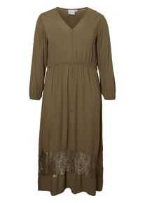 JUNAROSE, Damen Maxikleid, Oliv