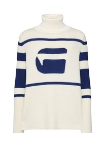 G-Star Raw, Damen Rollkragenpullover, Wei&szlig;