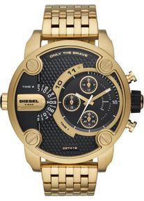 Diesel, Herren Chronograph 'LITTLE DADDY, DZ7412', Gold / Schwarz