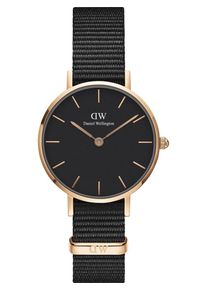 Daniel Wellington, Damen Uhr 'Petite 28 Cornwall DW00100247', Rosegold / Schwarz