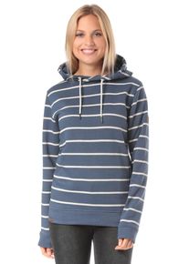 LAKEVILLE MOUNTAIN, Damen Kapuzenpullover 'Mara Striped K', Blau